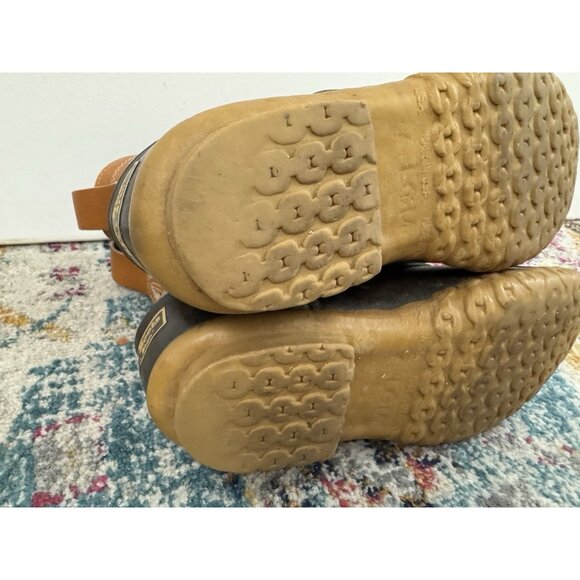 L.L. BEAN Women's Tan/Brown 6" Shaft Bean Boots Sz 7 - Picture 9 of 9